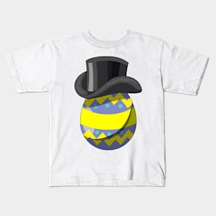 Easter egg Easter Gentleman Cylinder Kids T-Shirt